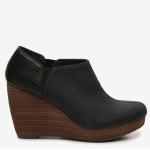 Dr. Scholl’s Black Bootie Wedge Shoes